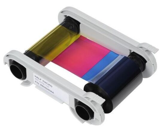 Evolis R5 H004 NAA YMCKO Half Panel Colour Ribbon 400 Prints