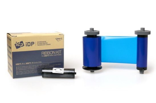 Smart 51 31 Monochrome Blue Ribbon with Cleaning Roller 659372 1200 prints