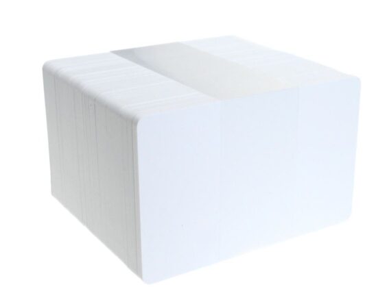 White pvc cards