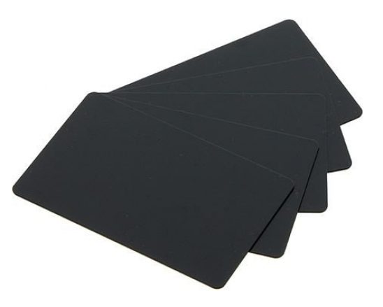 Evolis PVC Matte Black Cards