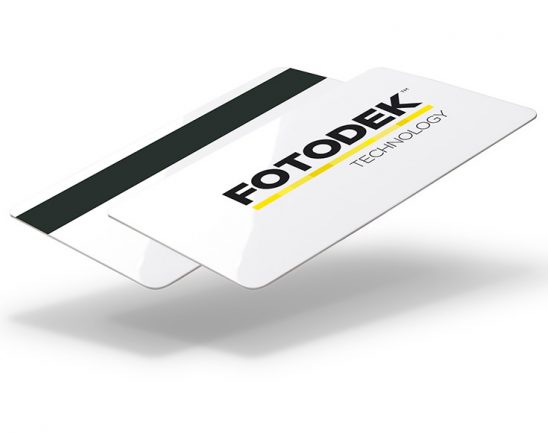 Fotodek Blank Plastic Cards with LoCo Magnetic Stripe