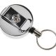 Heavy Duty Badge Card Reel with Key Ring Chrome Pack of 50 1