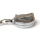 Heavy Duty Badge Card Reel With Strap Clip Chrome Total ID 1