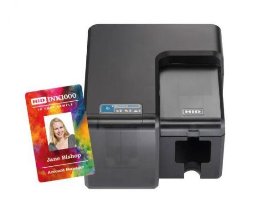 HID Fargo INK1000 Inkjet ID Card Printer 4