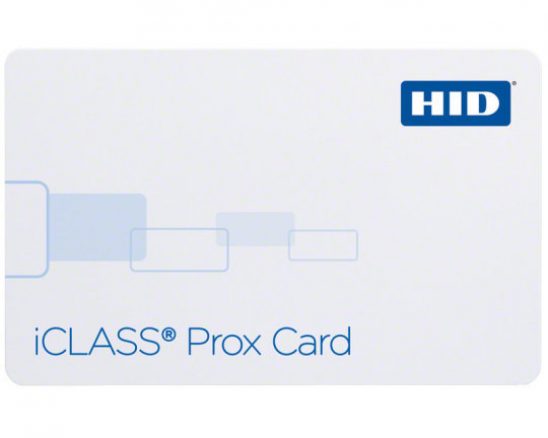 HID iClass Smart Cards with 2K Bits and 2 App Areas - 34 Bit