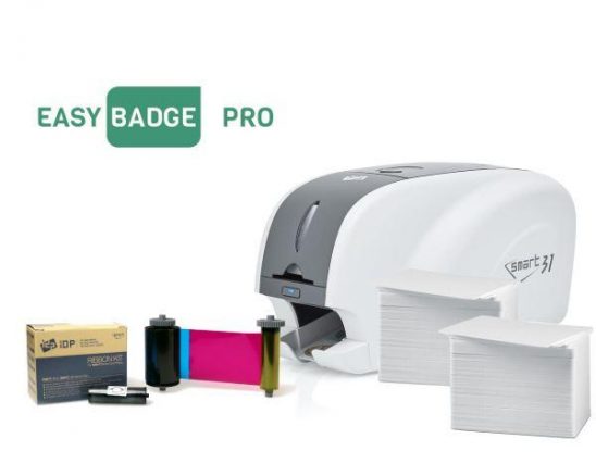 1 x IDP Smart 31 ID card printer available in single and dual sided
