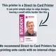 IDP Smart 51 L 651316 Dual Sided Plastic Card Printer with Dual Sided Lamination
