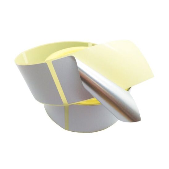 Detectable Plain White Labels Roll of 500 2
