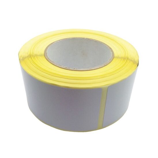 Detectable Plain White Labels Roll of 500