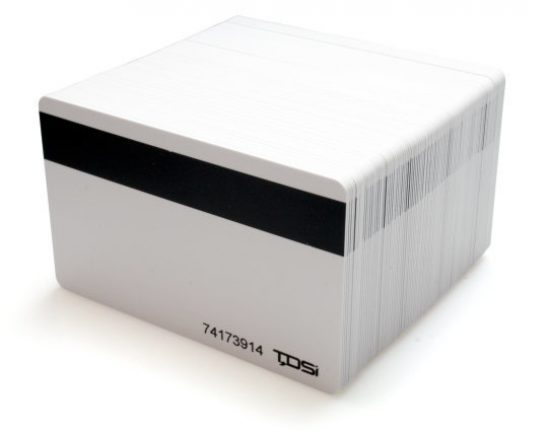 TDSi Plain White Proximity Cards 4262-0247 with Magnetic Stripe