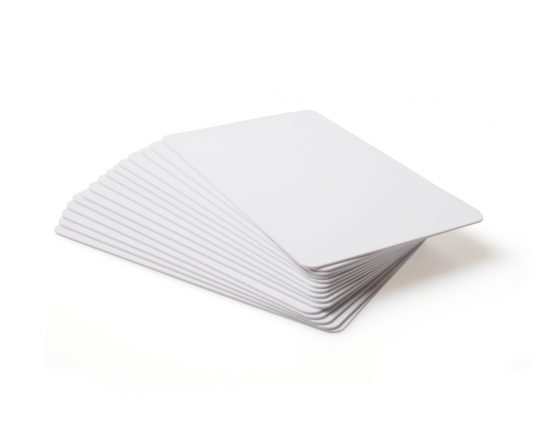Blank White Matte Plastic Cards