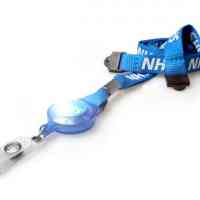 NHS Staff Lanyards with Double Breakaway & Integrated Card Reel